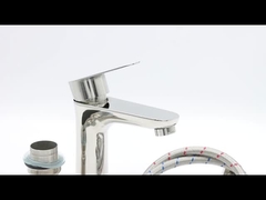 Stainless Steel Material Modern Kitchen Faucet Duplex Type Polished